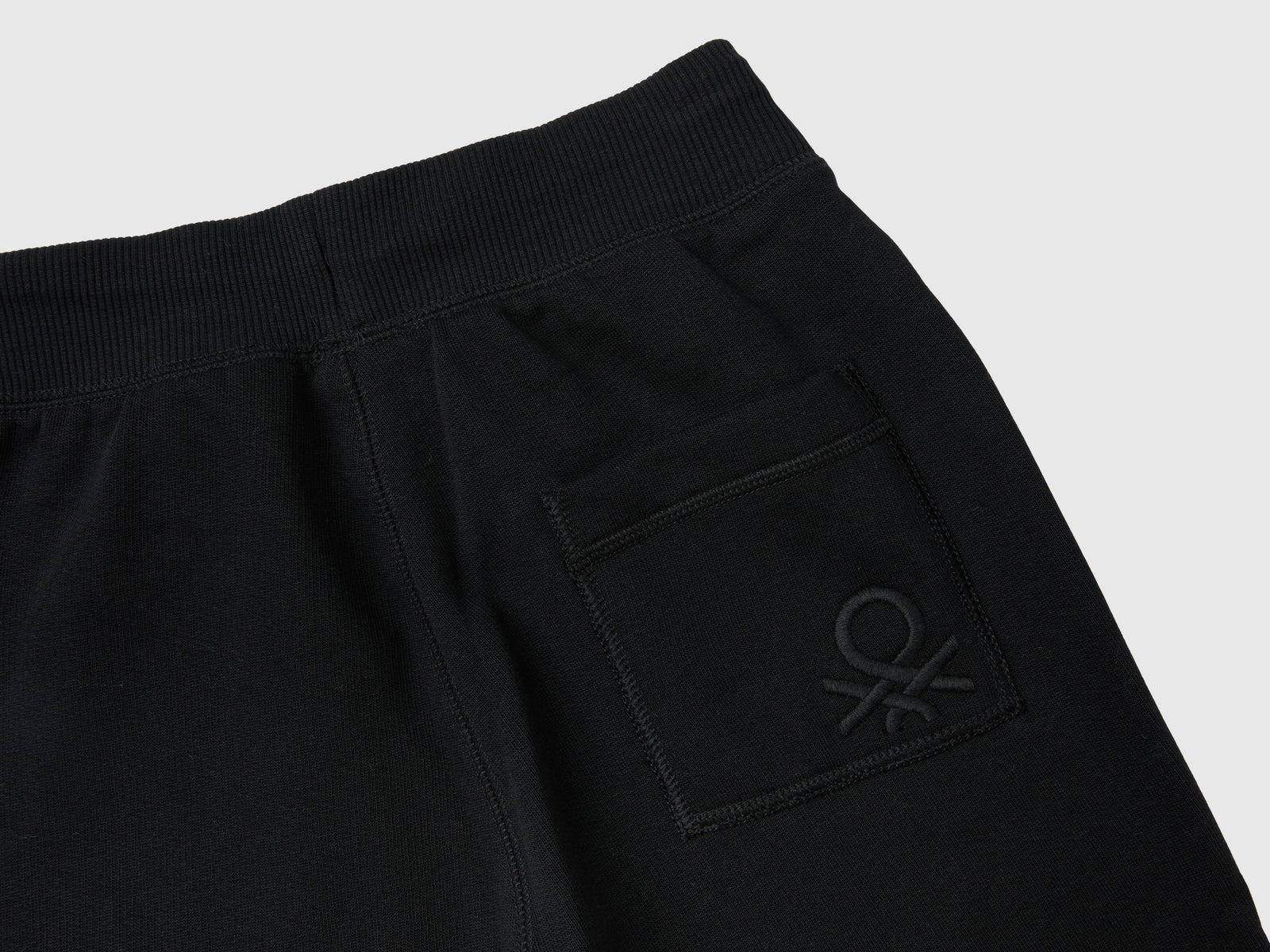 Joggers in calda felpa da bambino nero 2 | Benetton Outlet