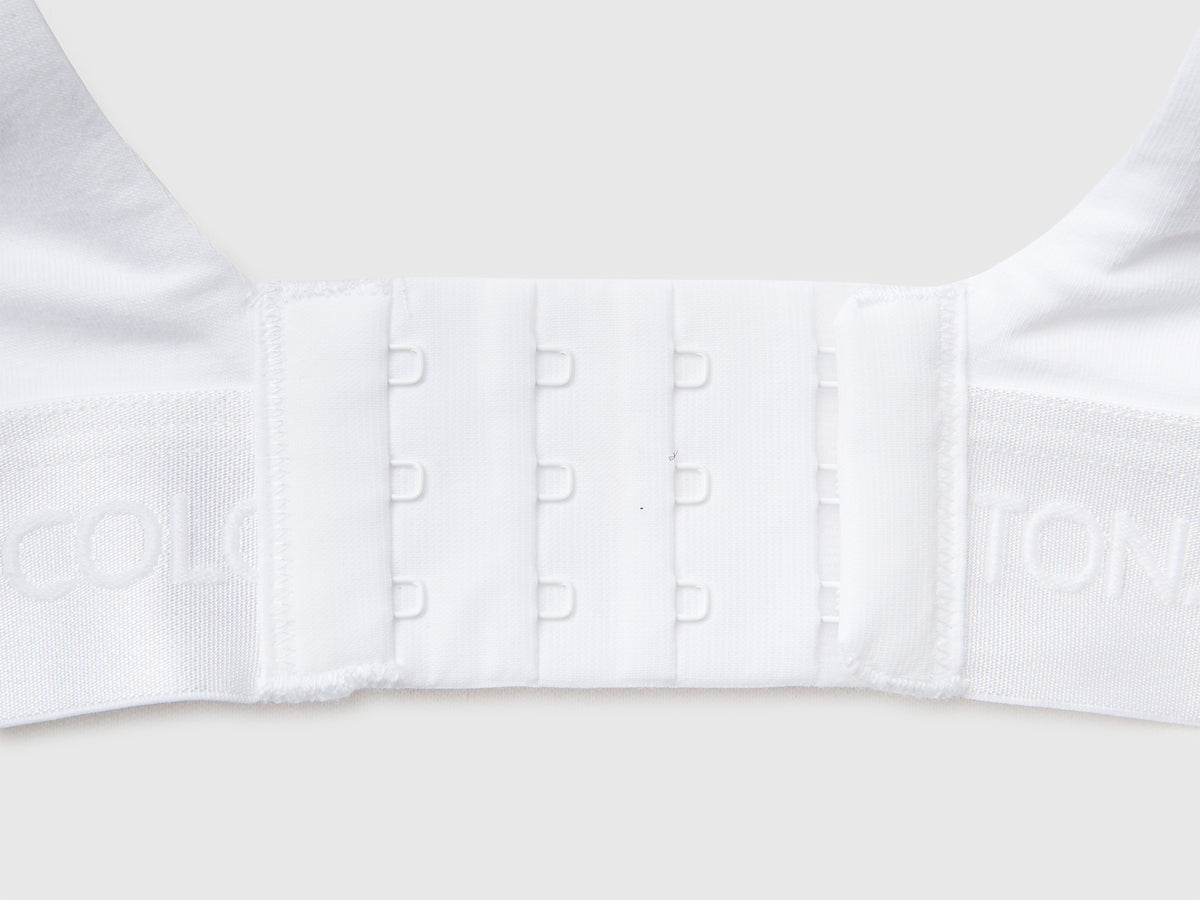 Reggiseno imbottito in cotone stretch