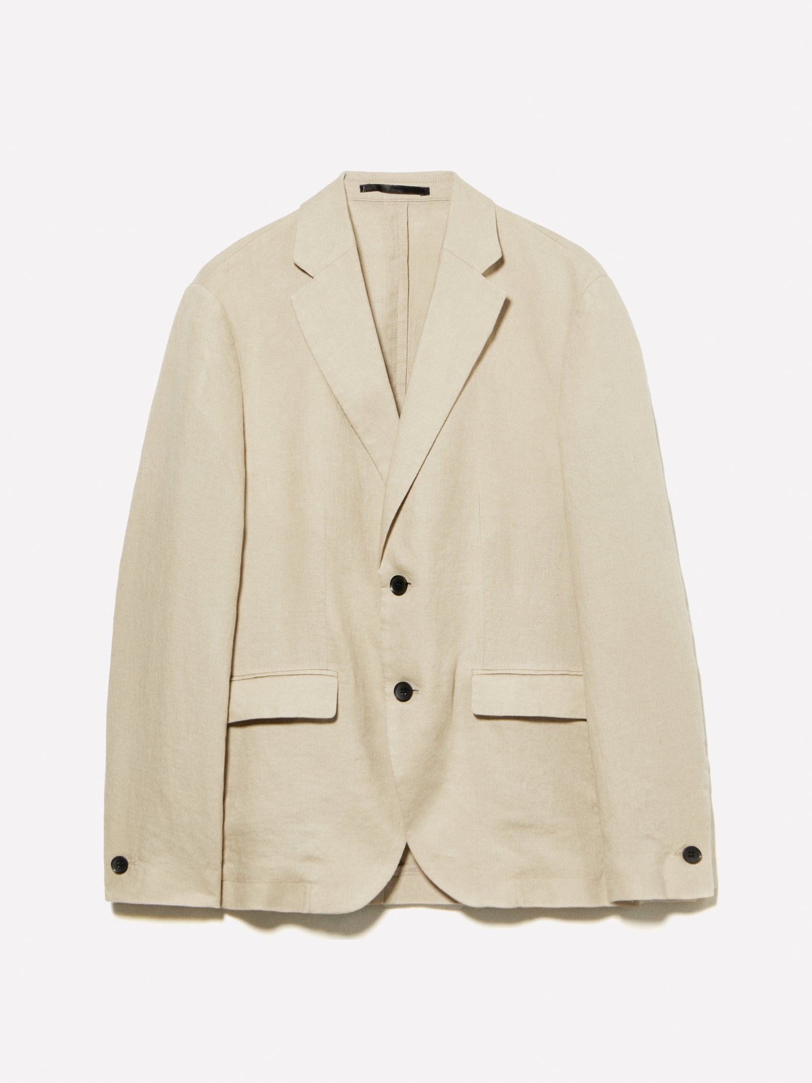 Blazer sabbia 100% lino da uomo beige | Sisley Outlet