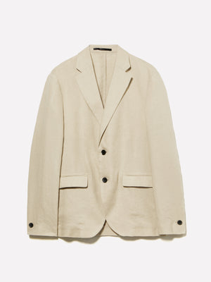 Blazer sabbia 100% lino