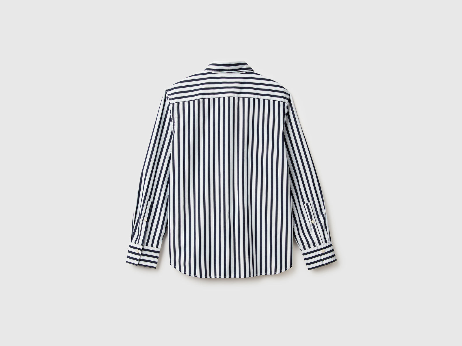 Camicia a righe verticali da donna blu 2 | Benetton Outlet