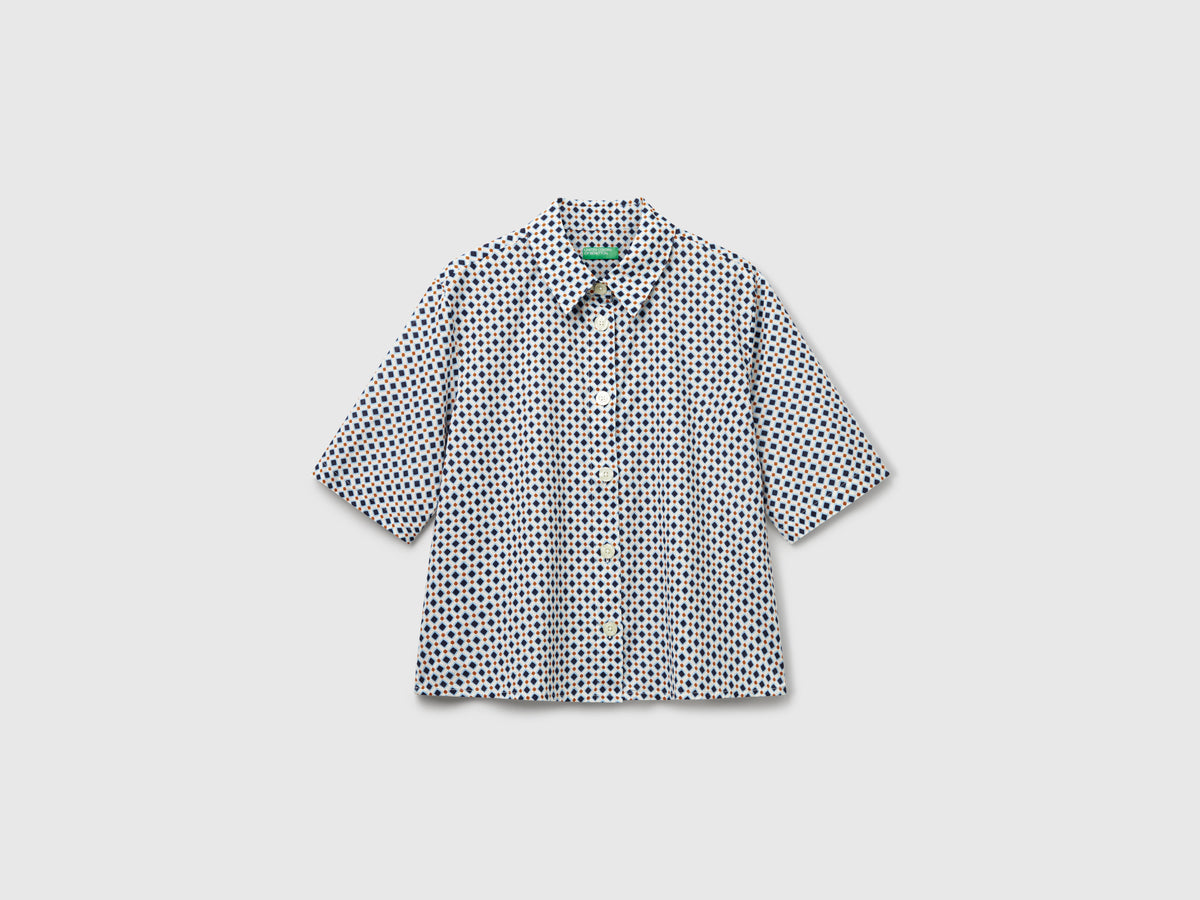 Camicia fantasia a manica corta