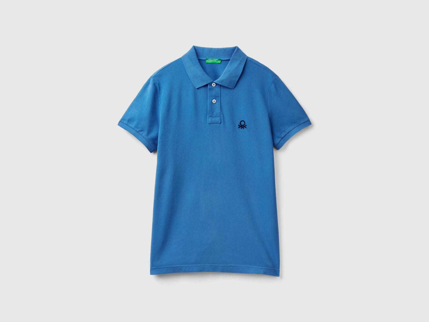 Polo slim fit da uomo blu | Benetton Outlet