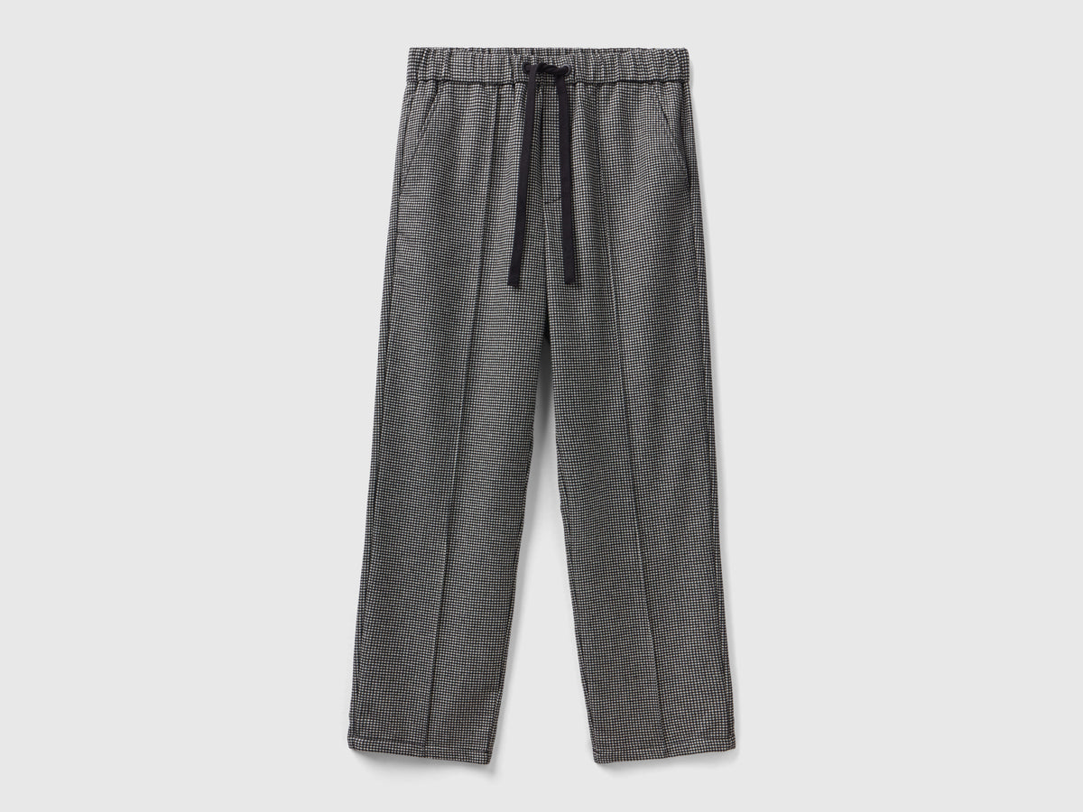 Joggers pied de poule