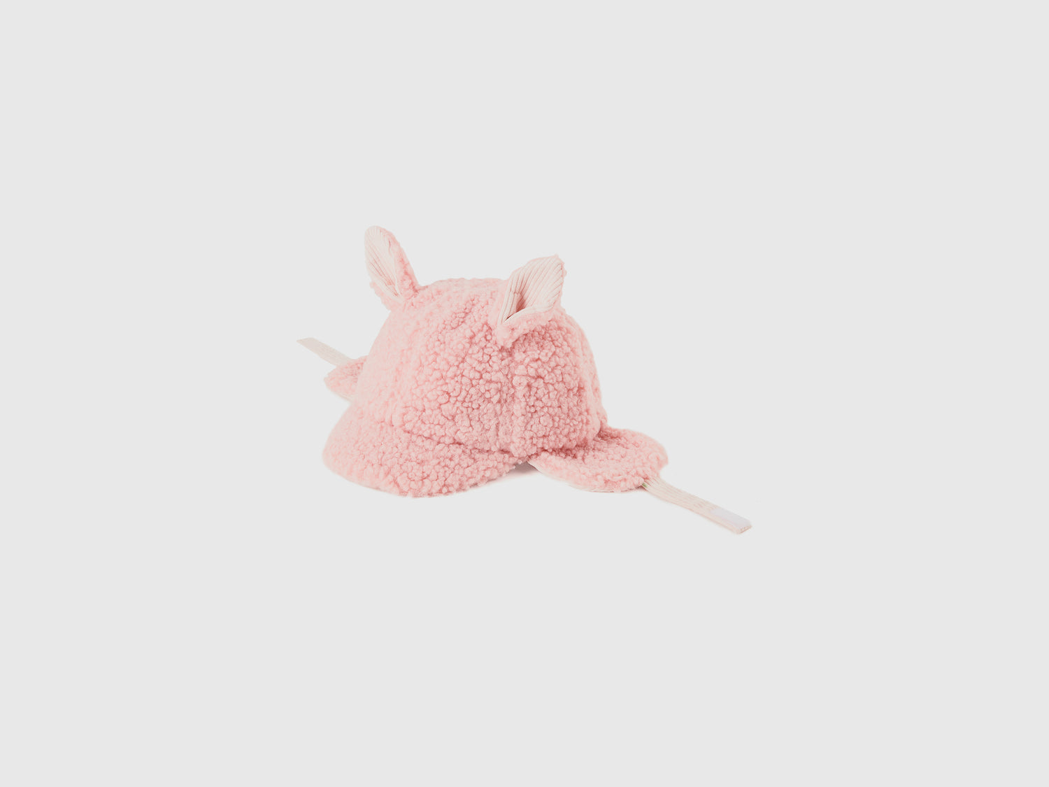 Cappello con paraorecchie da bimbo rosa | Benetton Outlet