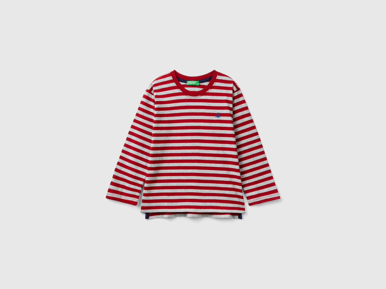 T-shirt a righe 100% cotone da bimbo multi-color | Benetton Outlet