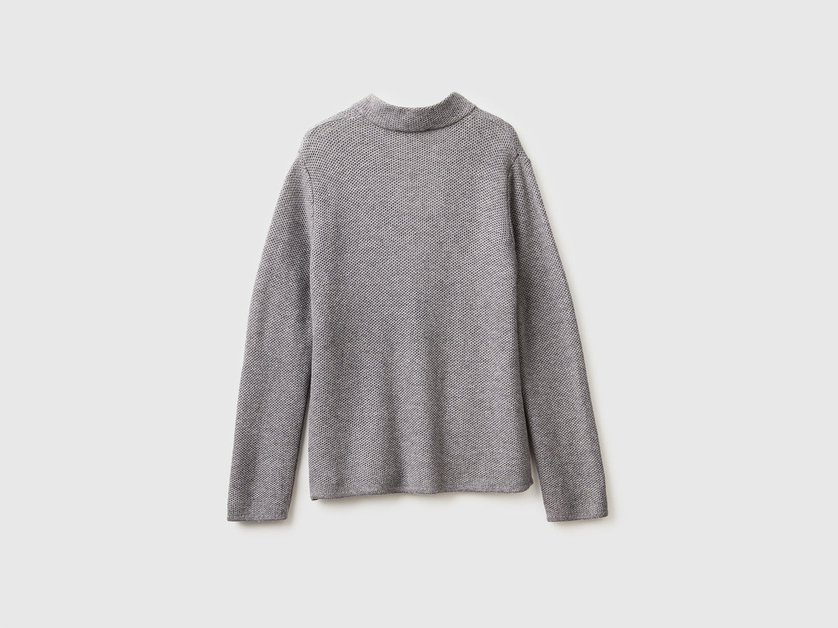 Giacca in maglia misto lana e cashmere