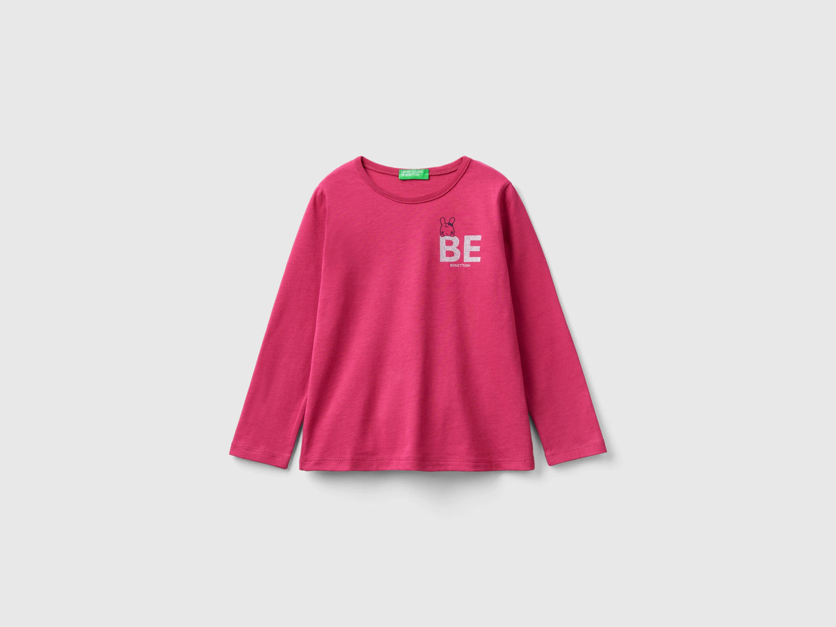 Maglietta regular fit in cotone bio