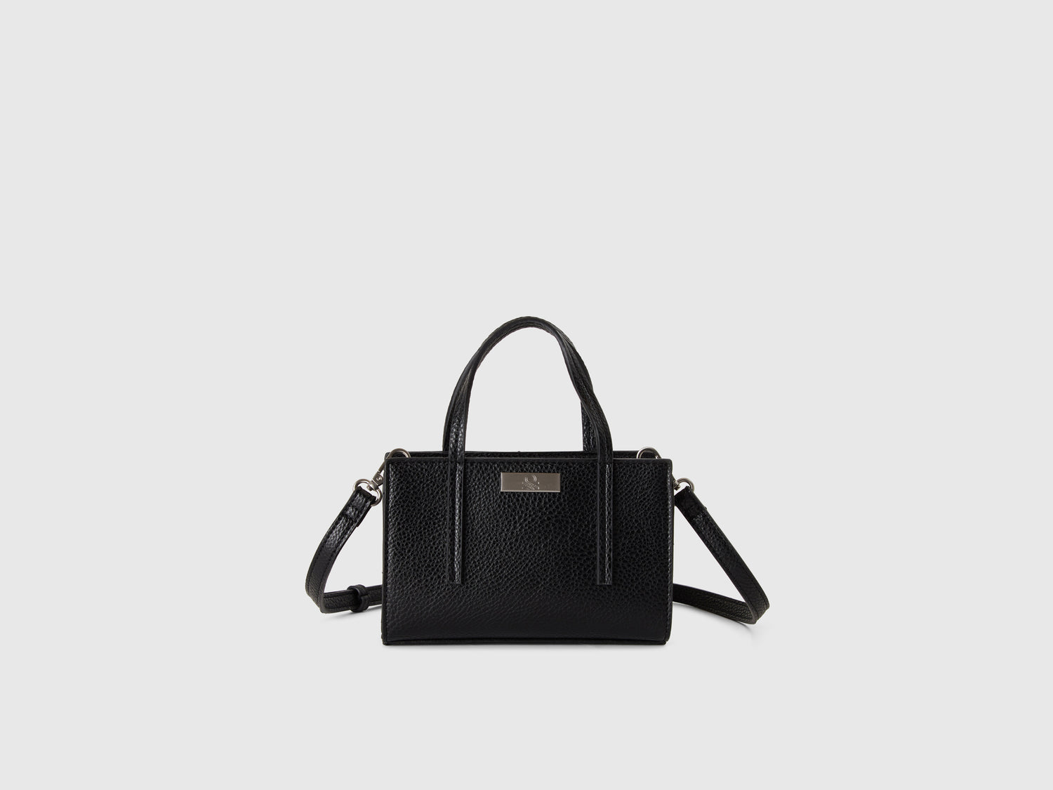 Borsa piccola rettangolare da donna nero | Benetton Outlet