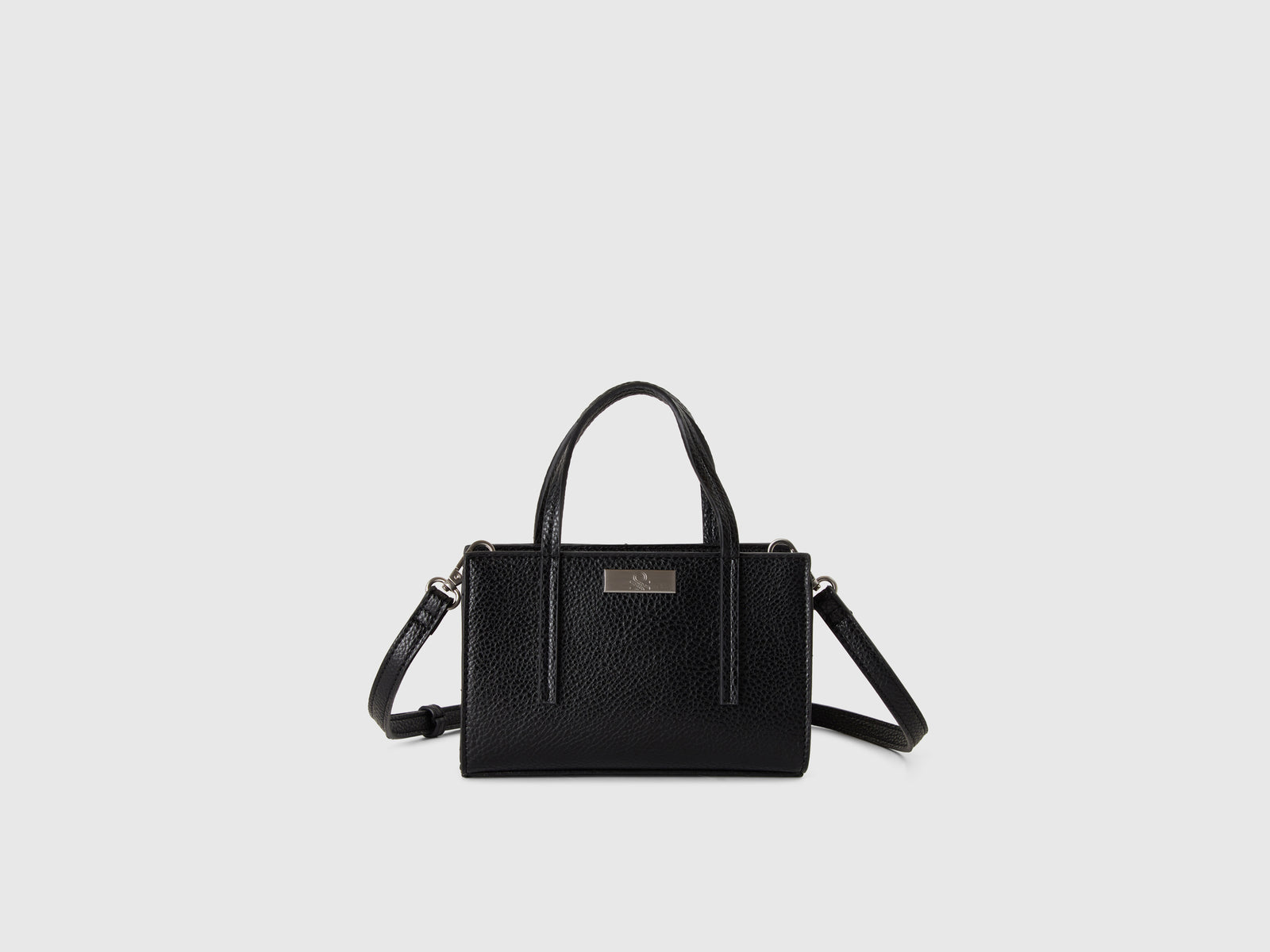 Borsa piccola rettangolare da donna nero | Benetton Outlet