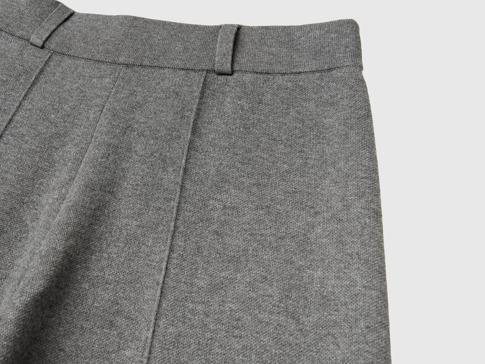 Palazzo trousers in viscose blend da donna grigio scuro 3 | Benetton Outlet