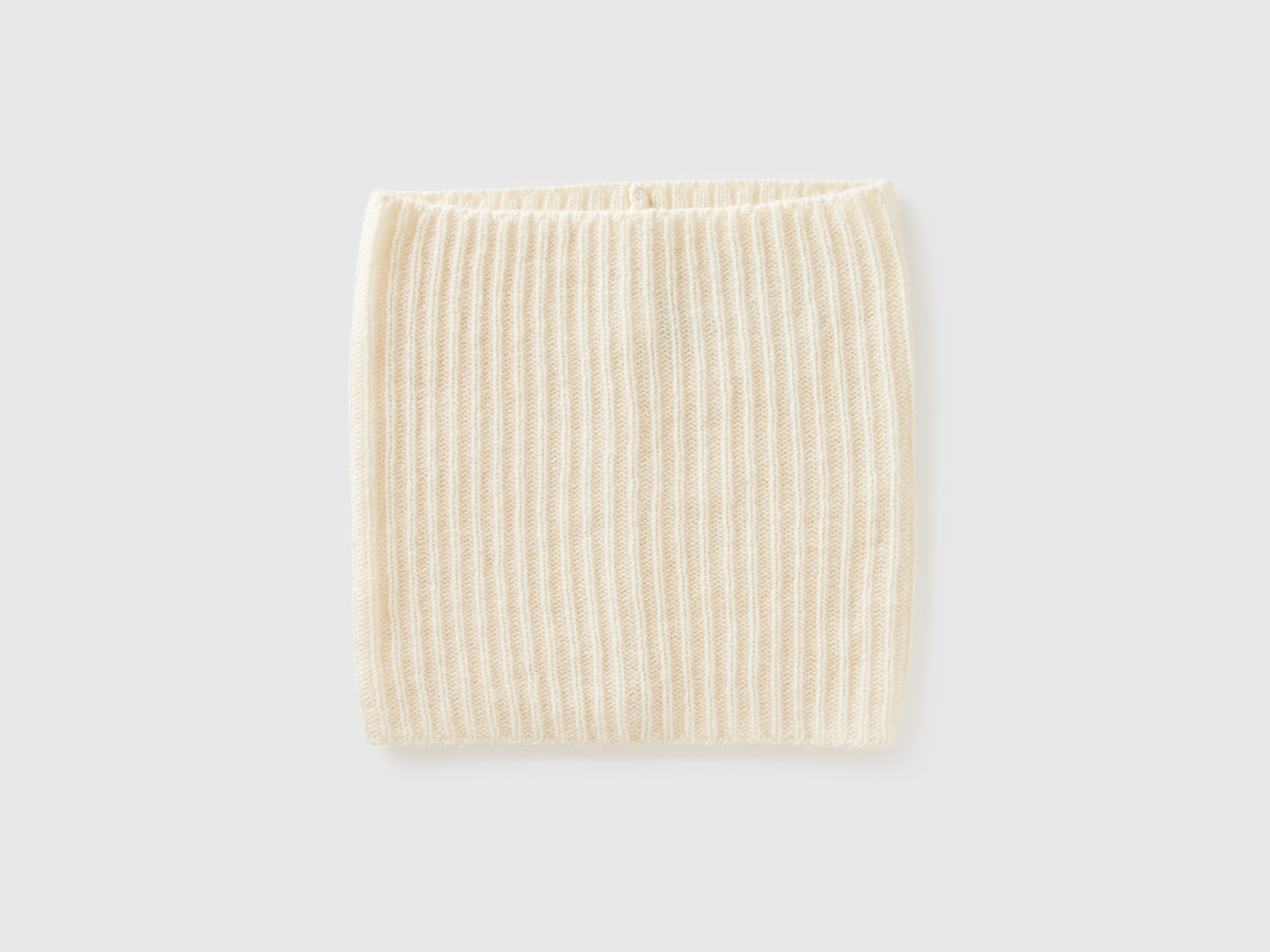 Scaldacollo in misto lana da donna bianco panna | Benetton Outlet