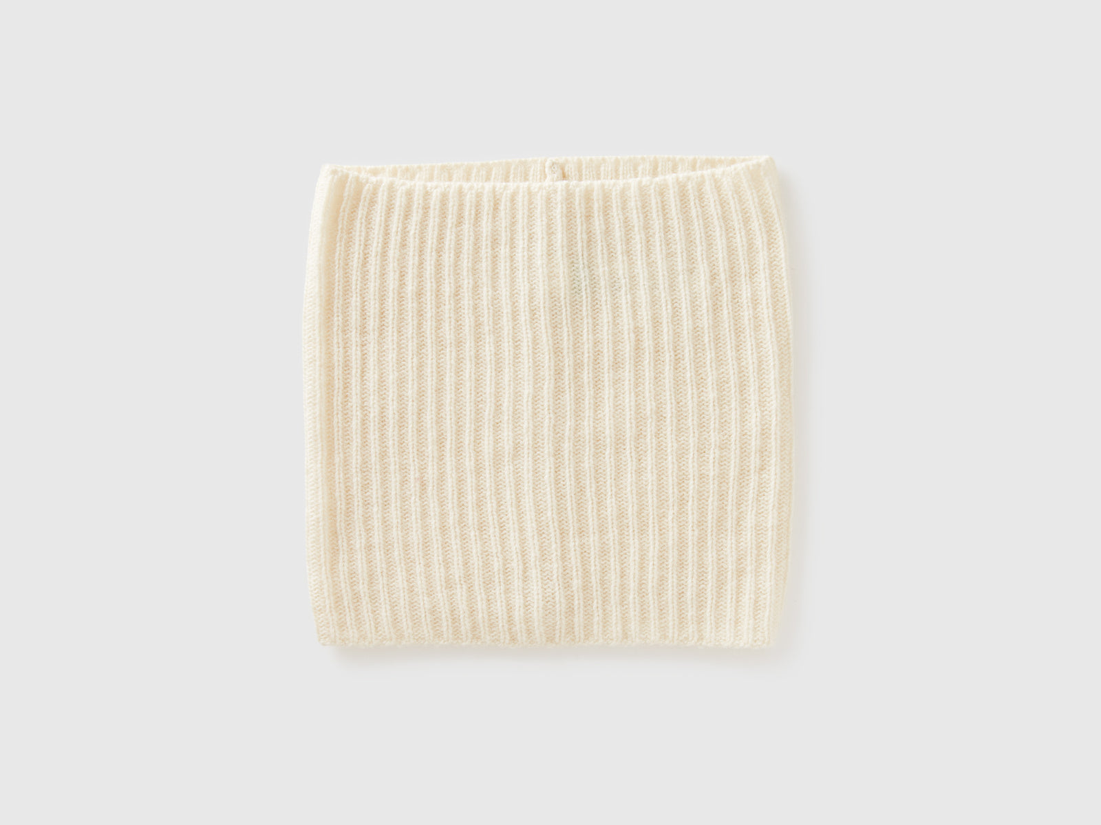 Scaldacollo in misto lana da donna bianco panna | Benetton Outlet