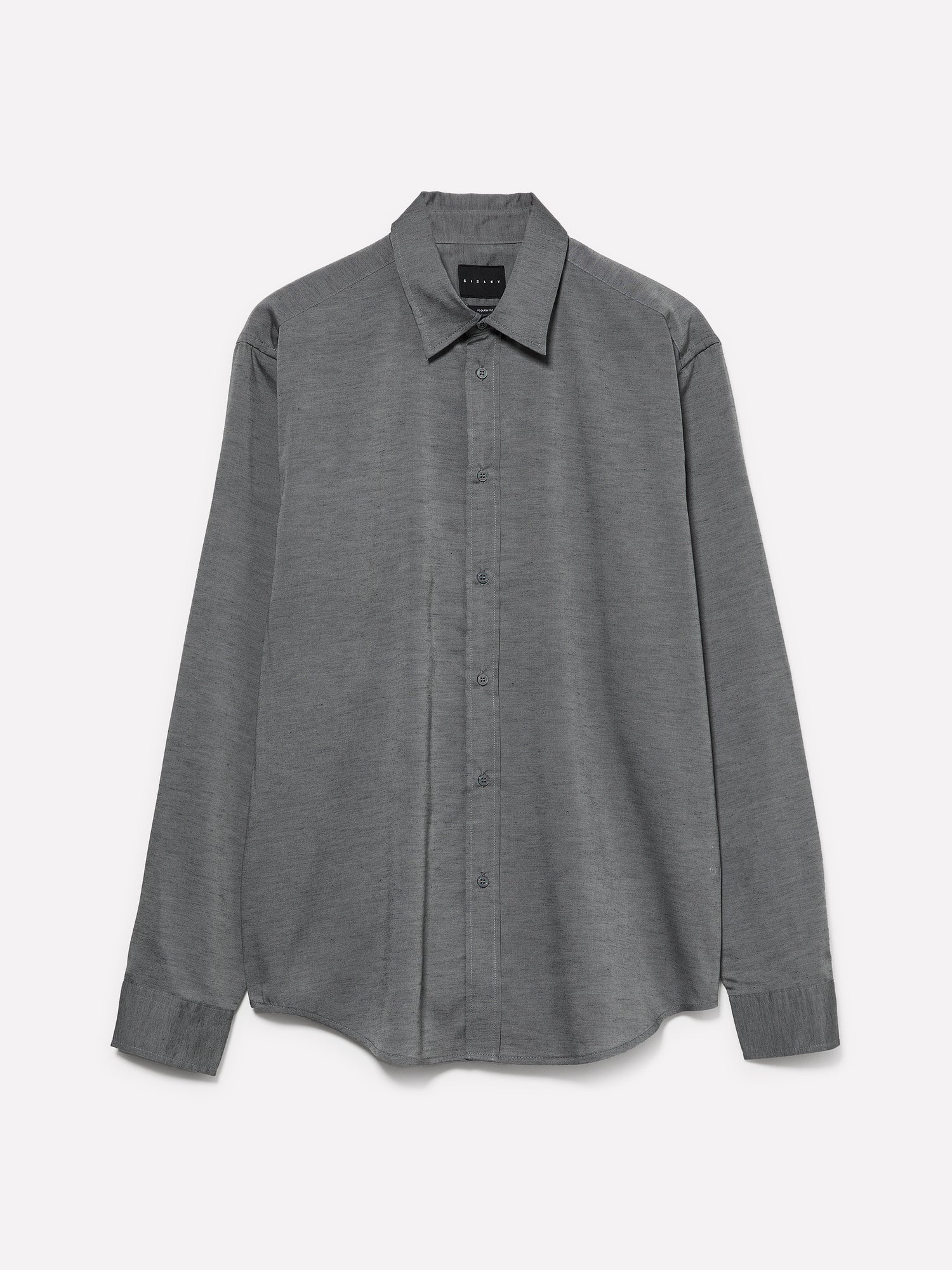 Camicia button down da uomo grigio scuro | Sisley Outlet
