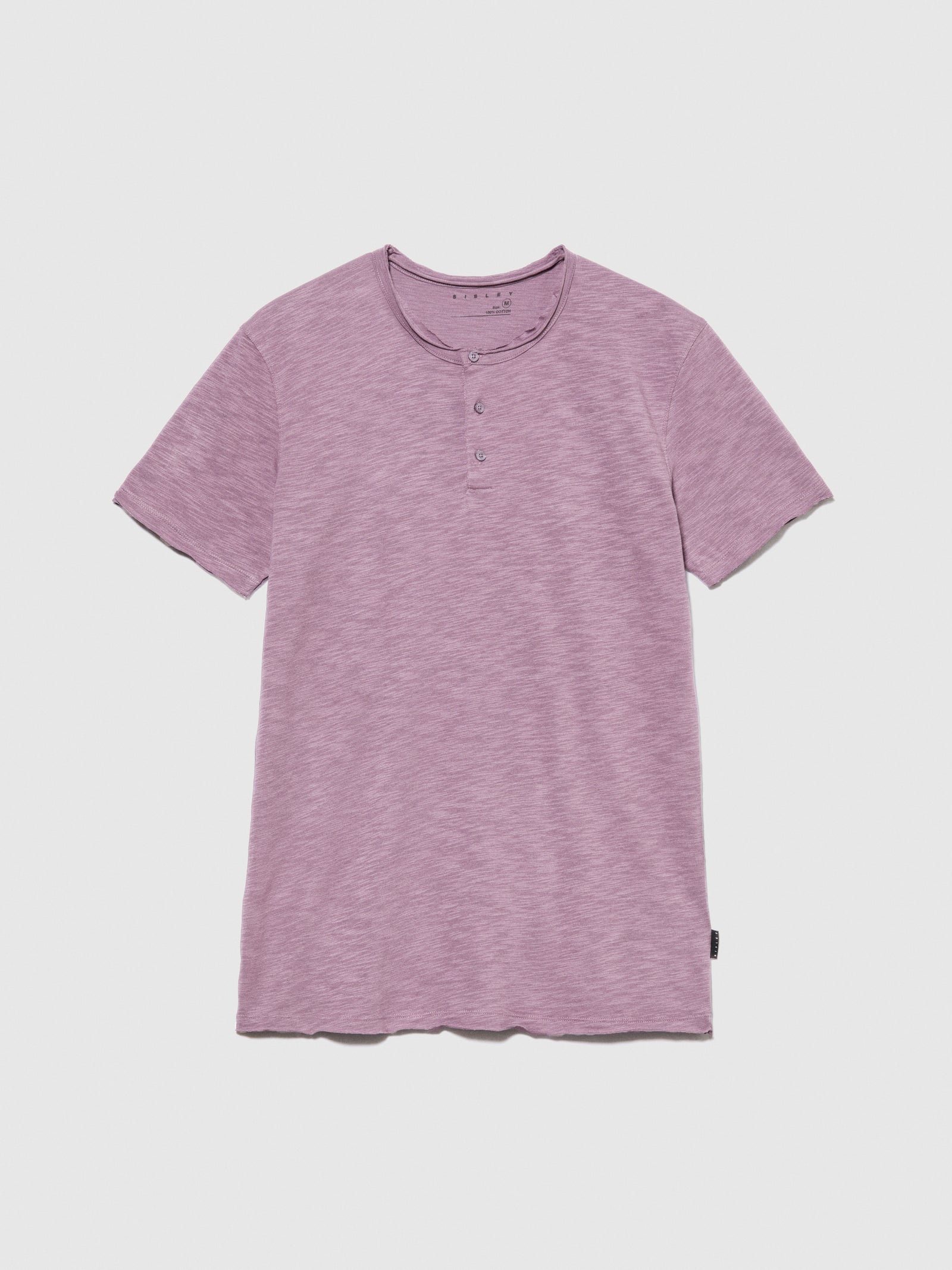 T-shirt serafino da uomo malva | Sisley Outlet