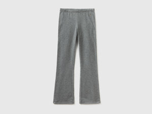 Leggings a zampa in cotone stretch