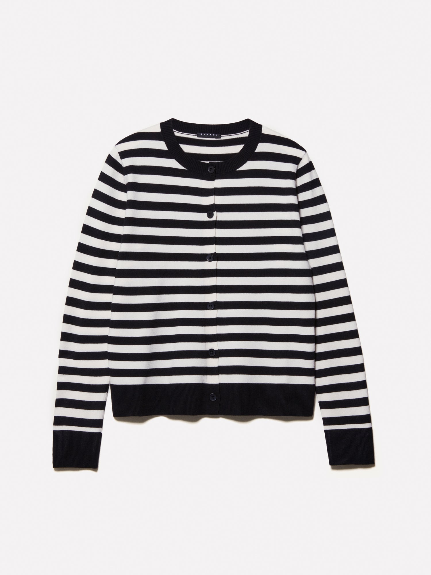 Cardigan a righe e bianco panna da donna multi-color | Sisley Outlet