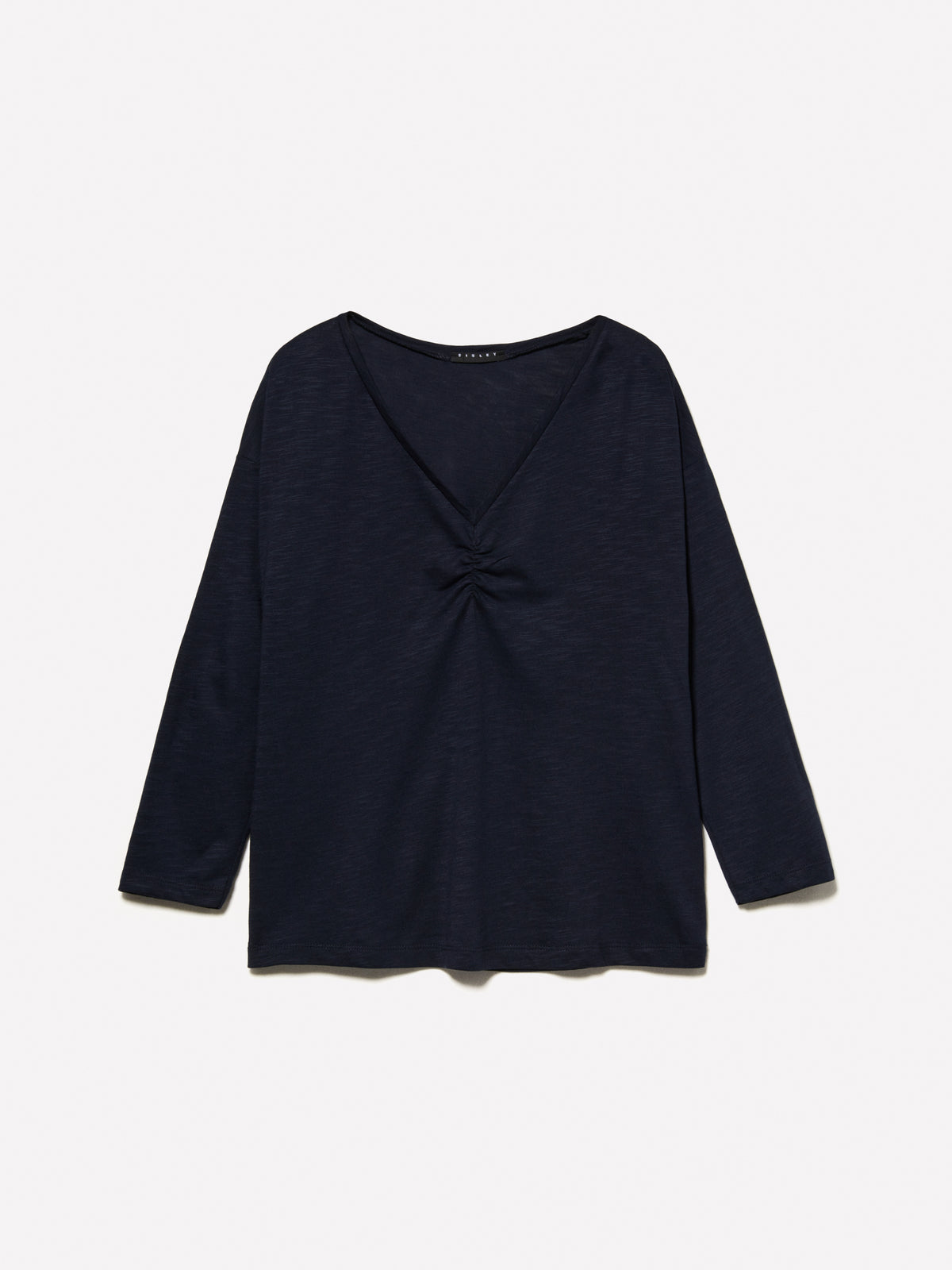 T-shirt con arriccio