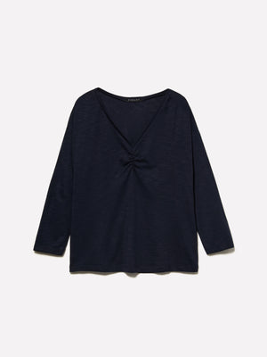T-shirt con arriccio