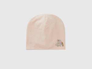 Cappellino in cotone con stampa