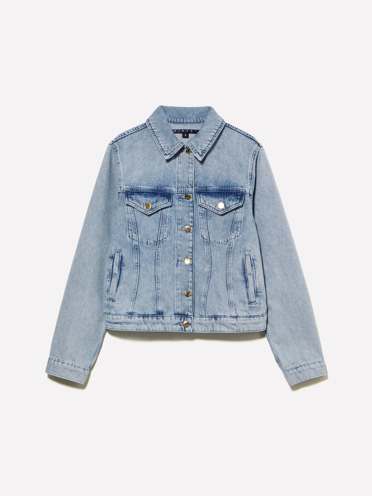 Giubbotto di jeans chiaro