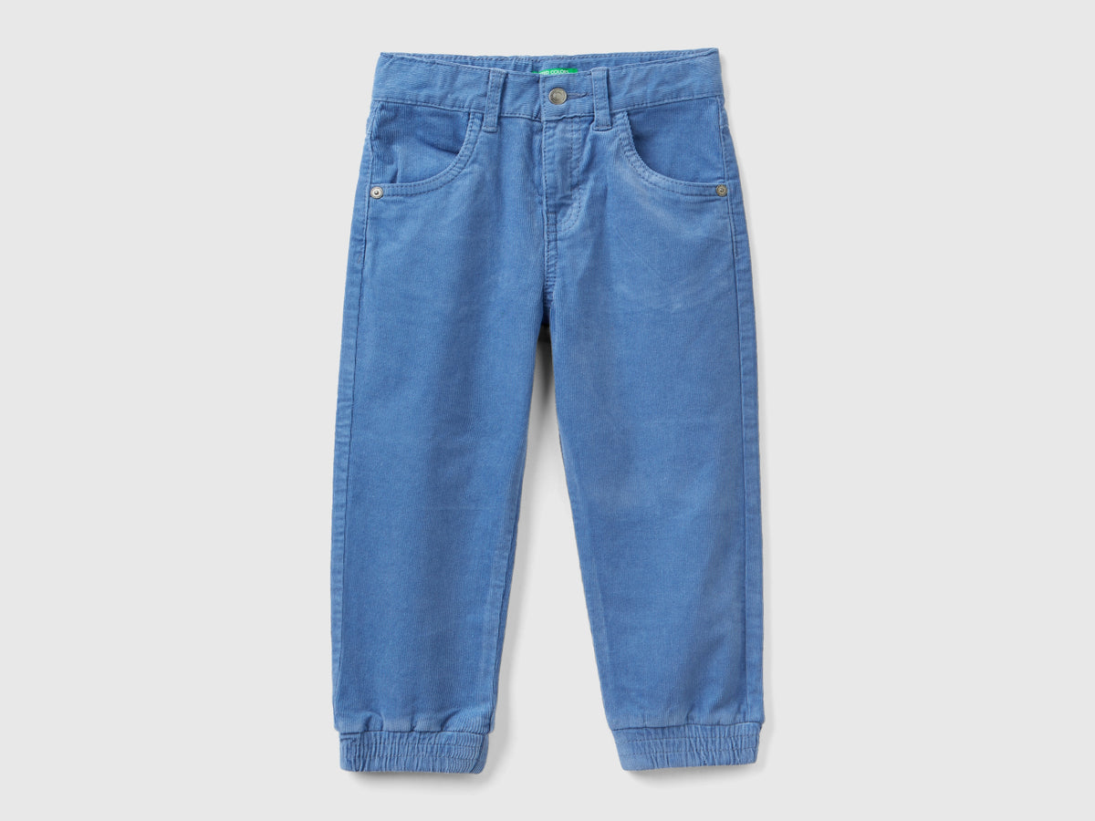 Pantaloni in velluto stretch