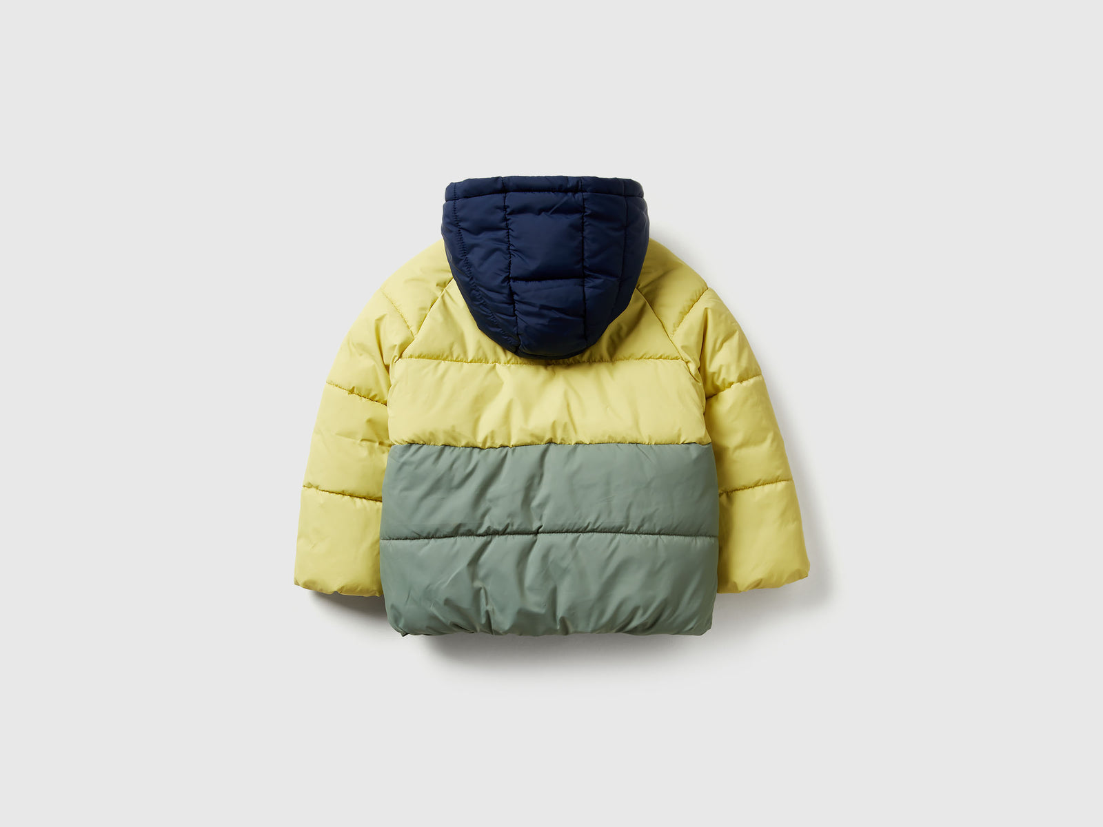 Giubbino imbottito "Rain Defender" da bimbo senape 2 | Benetton Outlet