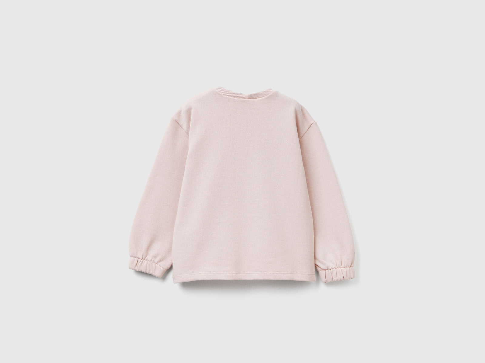 Felpina con stampa Bluey ©Ludo Studio da bimba rosa tenue 2 | Benetton Outlet