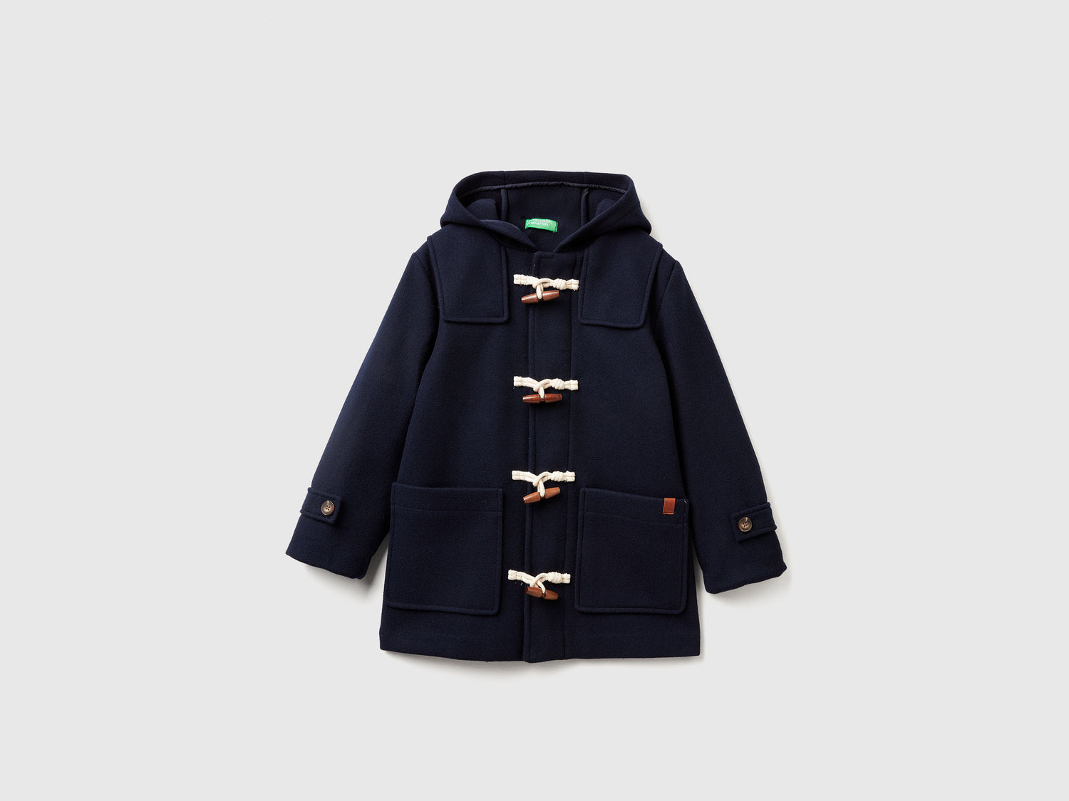Cappotto Montgomery da bambino blu scuro | Benetton Outlet