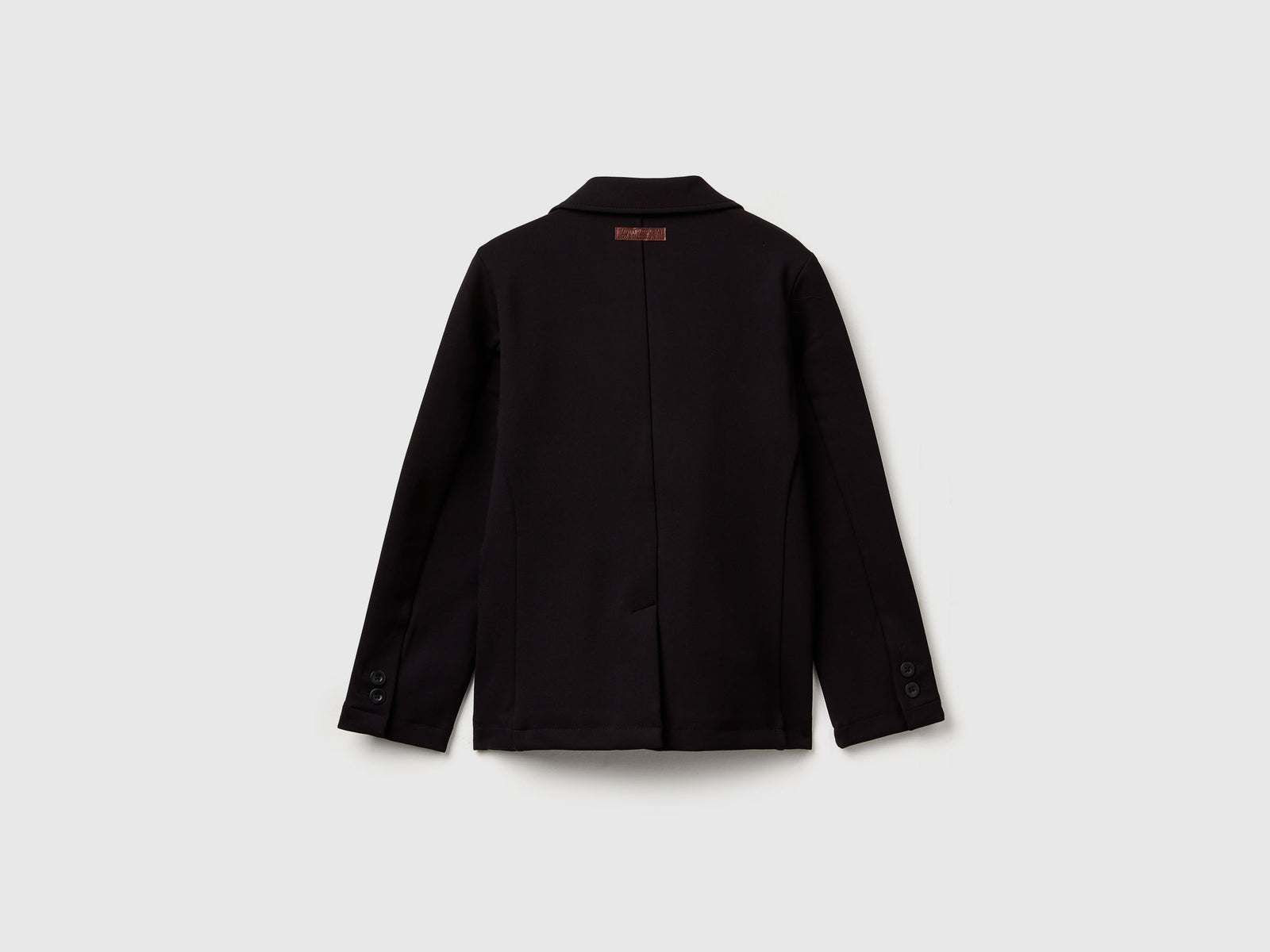 Blazer in misto viscosa da bambino nero 2 | Benetton Outlet
