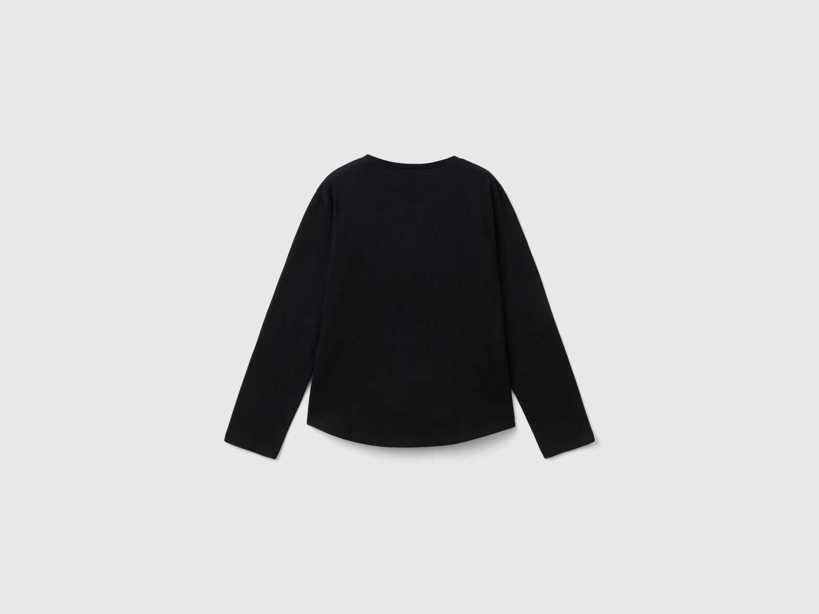 ©Peanuts T-shirt with print and sequins da bambina nero 2 | Benetton Outlet