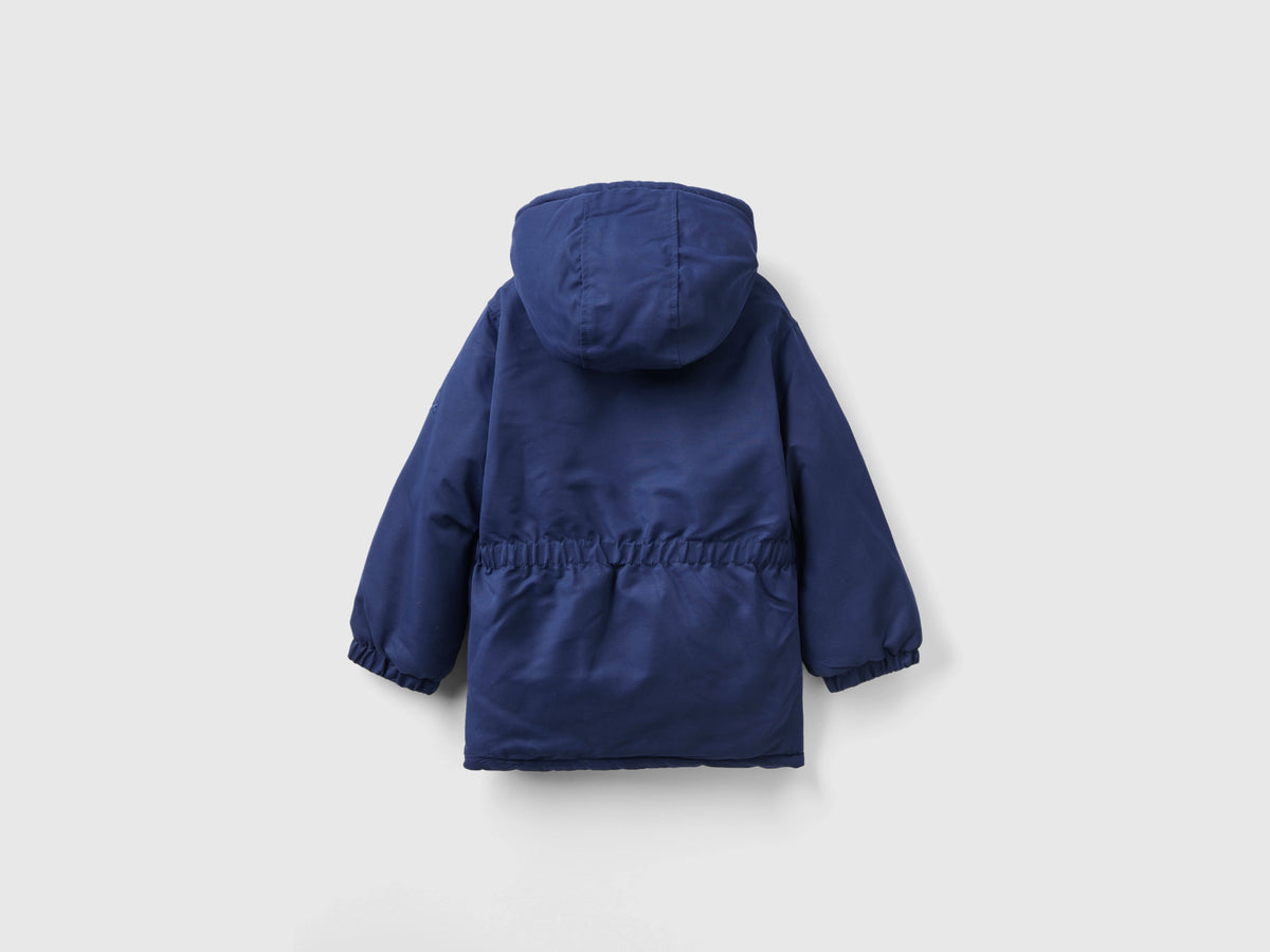 Parka imbottito con tasche