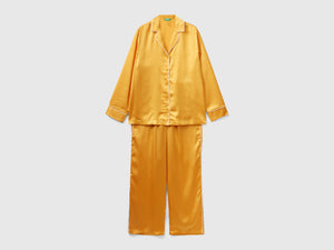 Pigiama lungo in satin