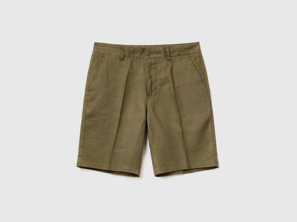Bermuda in puro lino