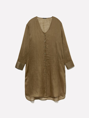 Camicia lunga con spacchi