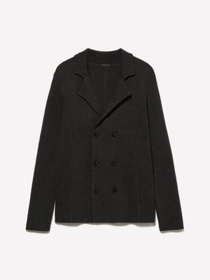 Blazer doppiopetto in maglia