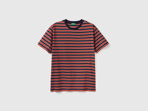 T-shirt a righe 100% cotone