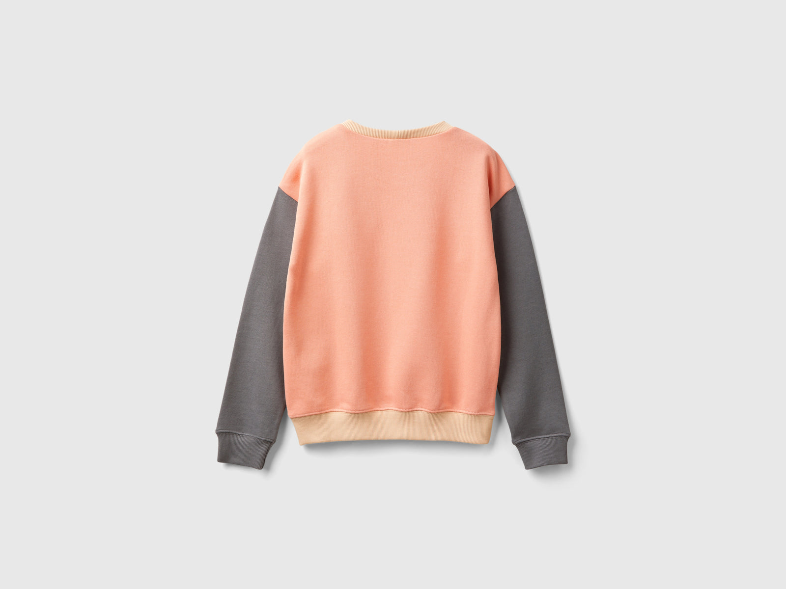 Felpa 100% cotone con logo glitter da bambina multi-color 2 | Benetton Outlet