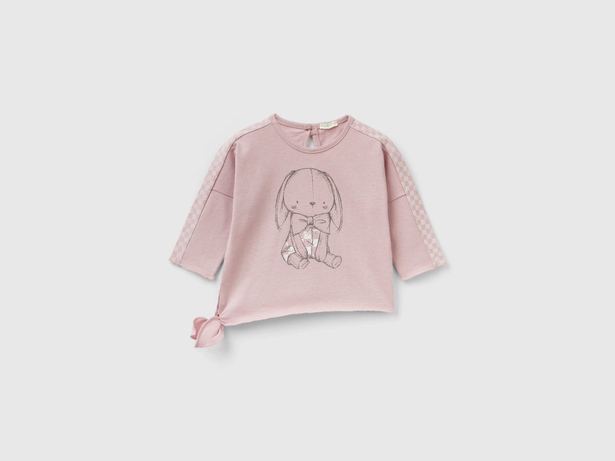 T-shirt optical con nodo