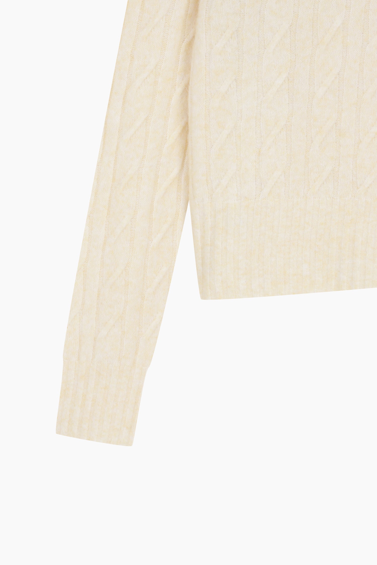 Maglia con trecce a collo alto da donna vaniglia 4 | Sisley Outlet