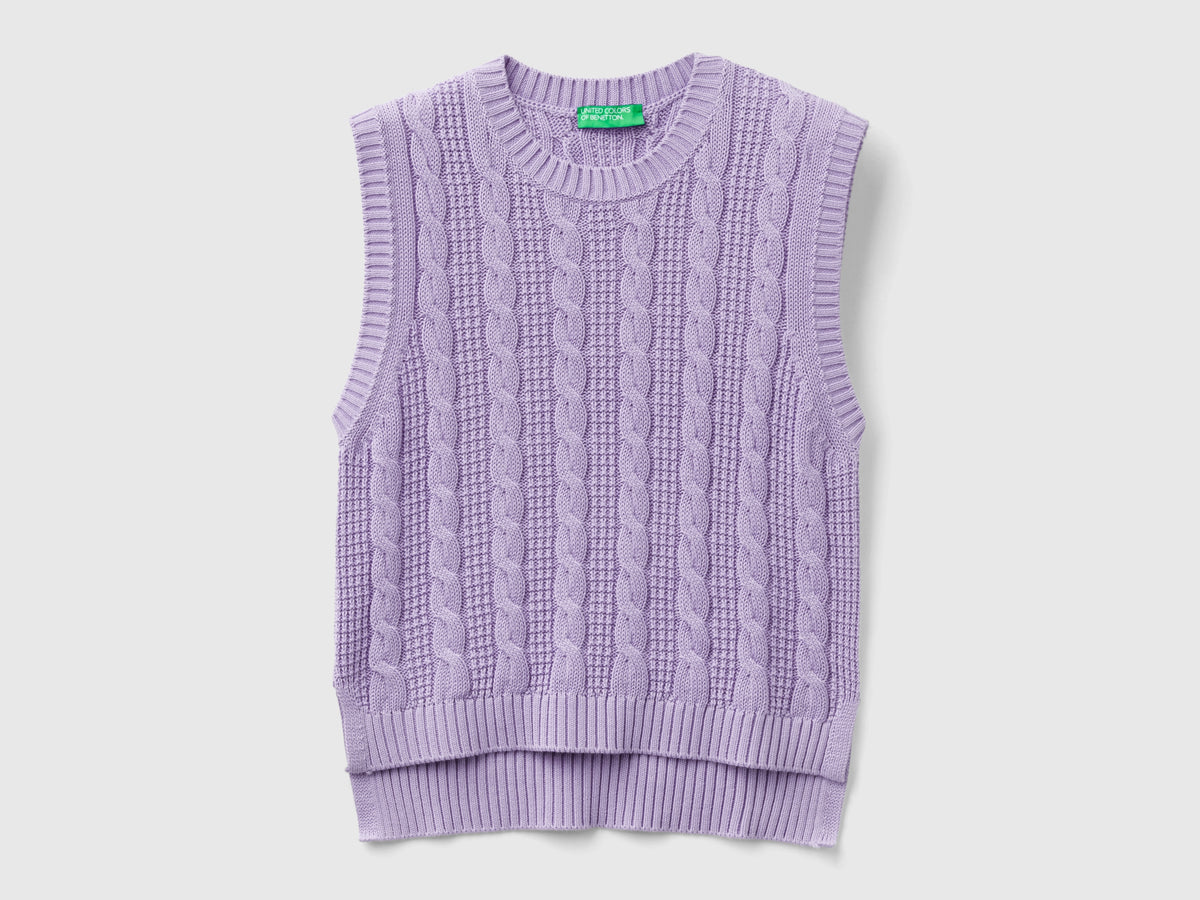 Gilet cropped a trecce