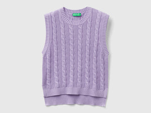 Gilet cropped a trecce