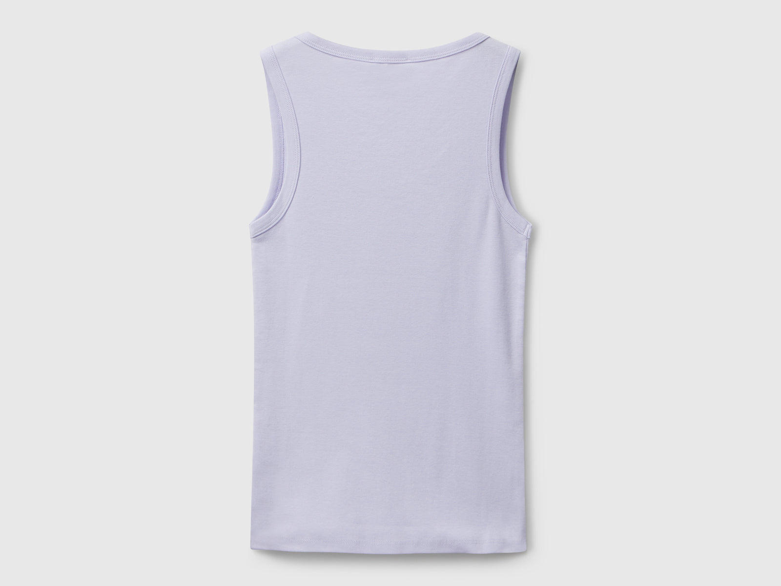 Canotta in puro cotone da donna lilla 2 | Benetton Outlet