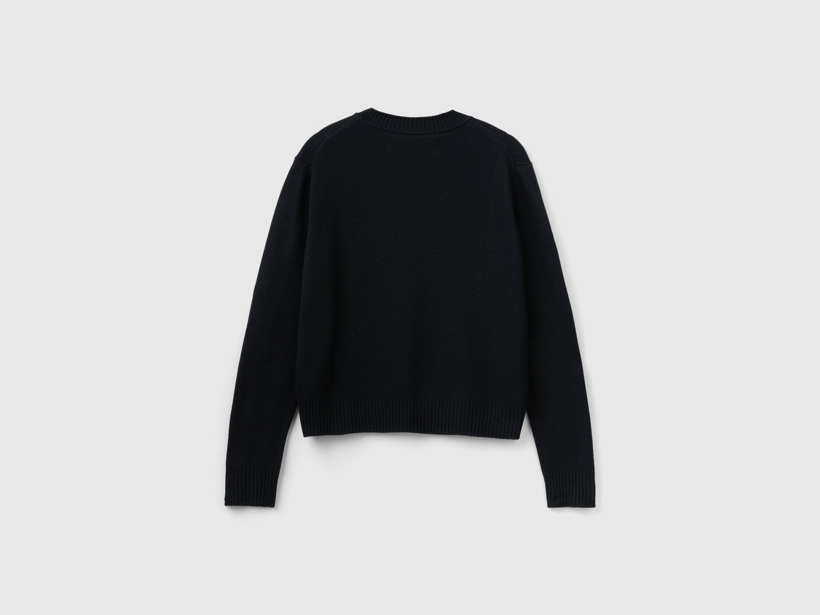 Maglia con stella in lurex da donna nero 2 | Benetton Outlet