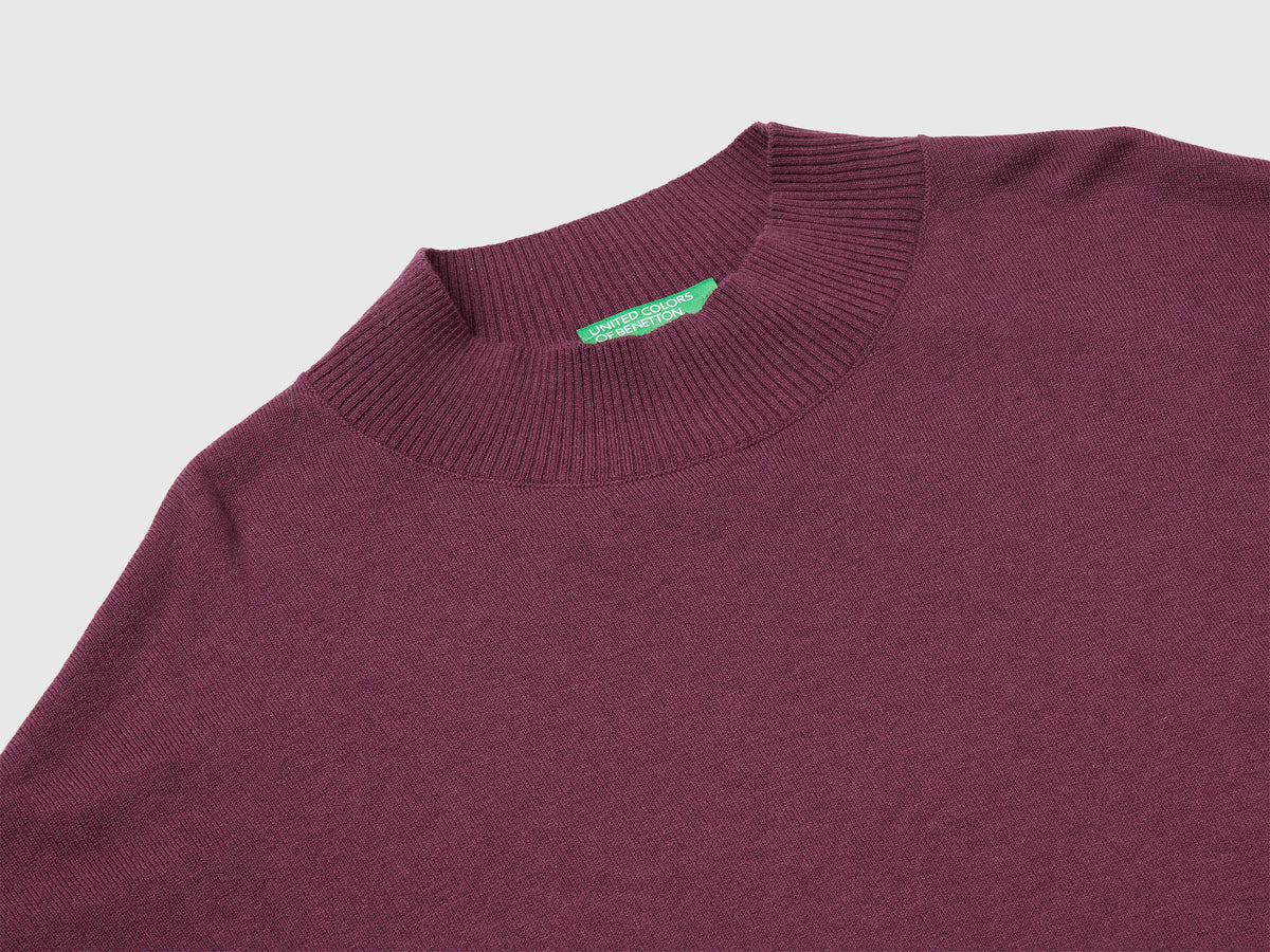 Maglia lupetto cropped