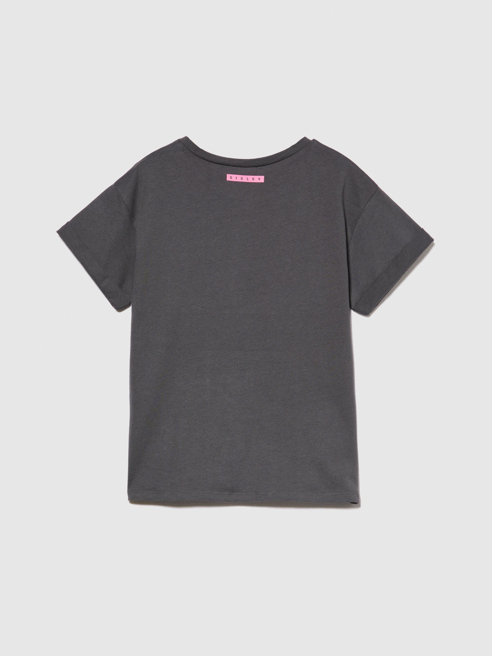 T-shirt con paillettes flip up da bambina grigio 2 | Sisley young Outlet