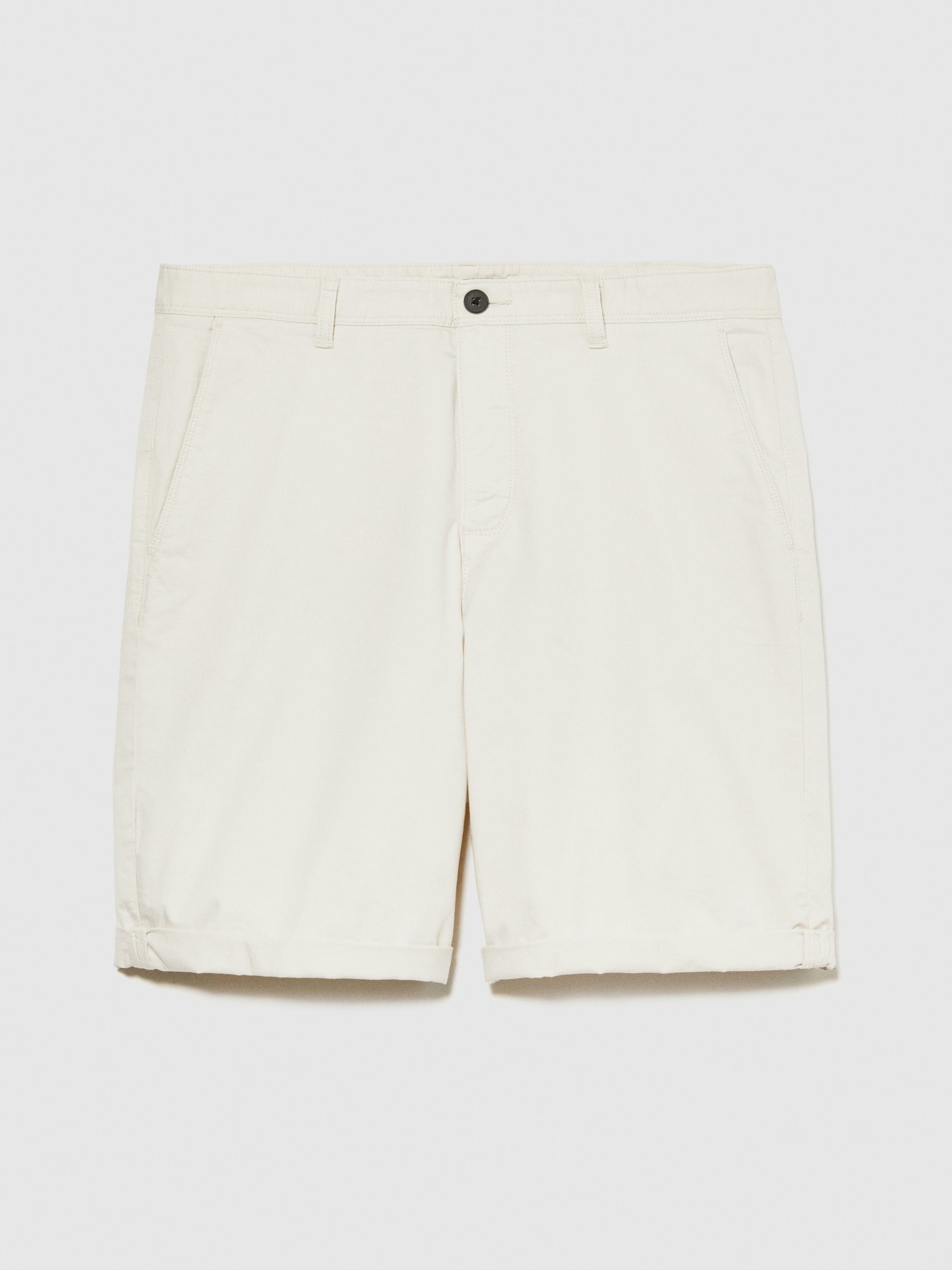 Bermuda slim fit da uomo bianco panna | Sisley Outlet