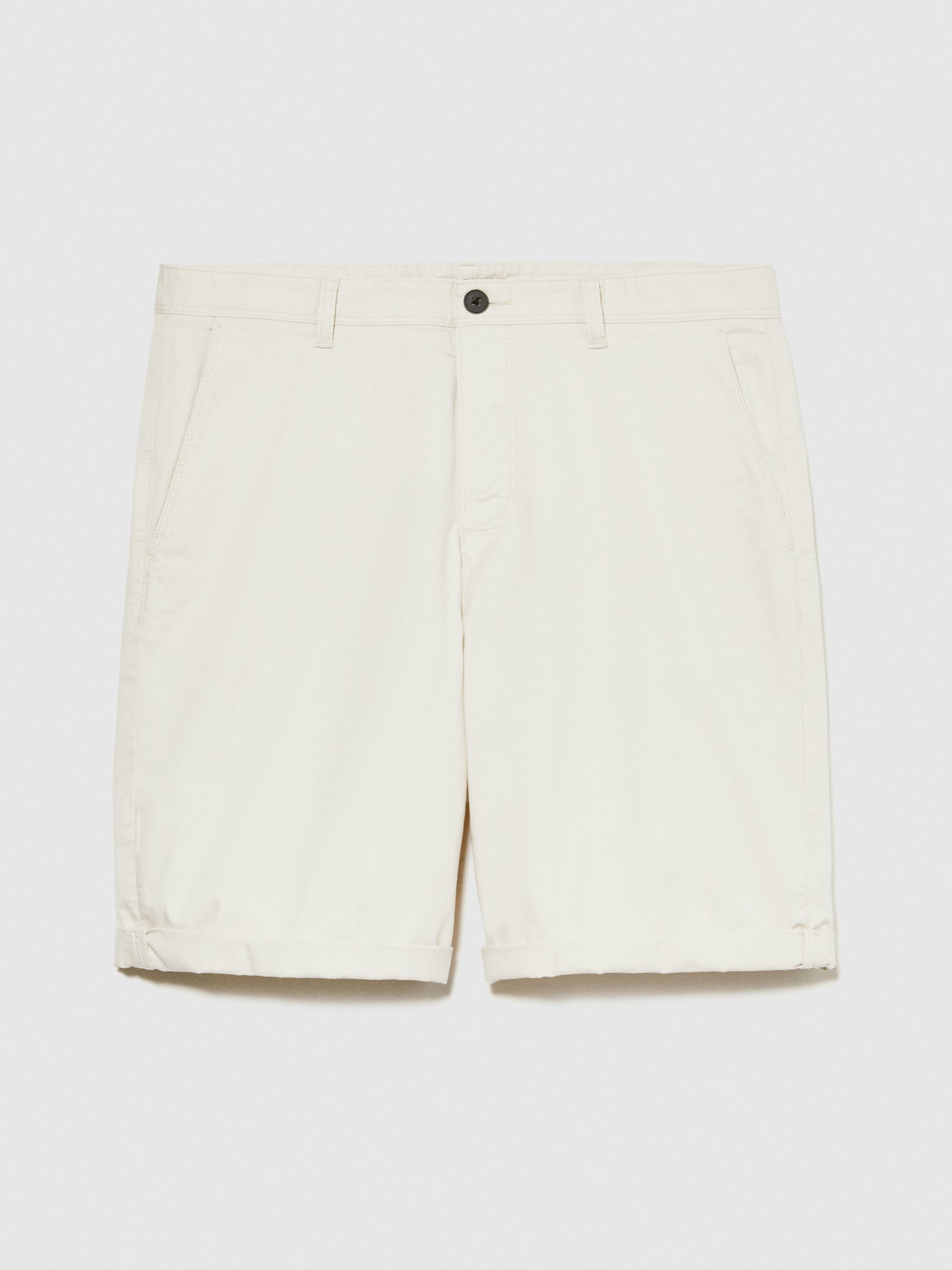 Bermuda slim fit da uomo bianco panna | Sisley Outlet