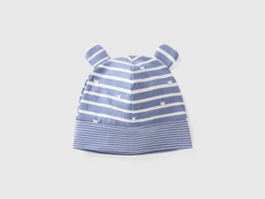 Cappellino in cotone con orecchie