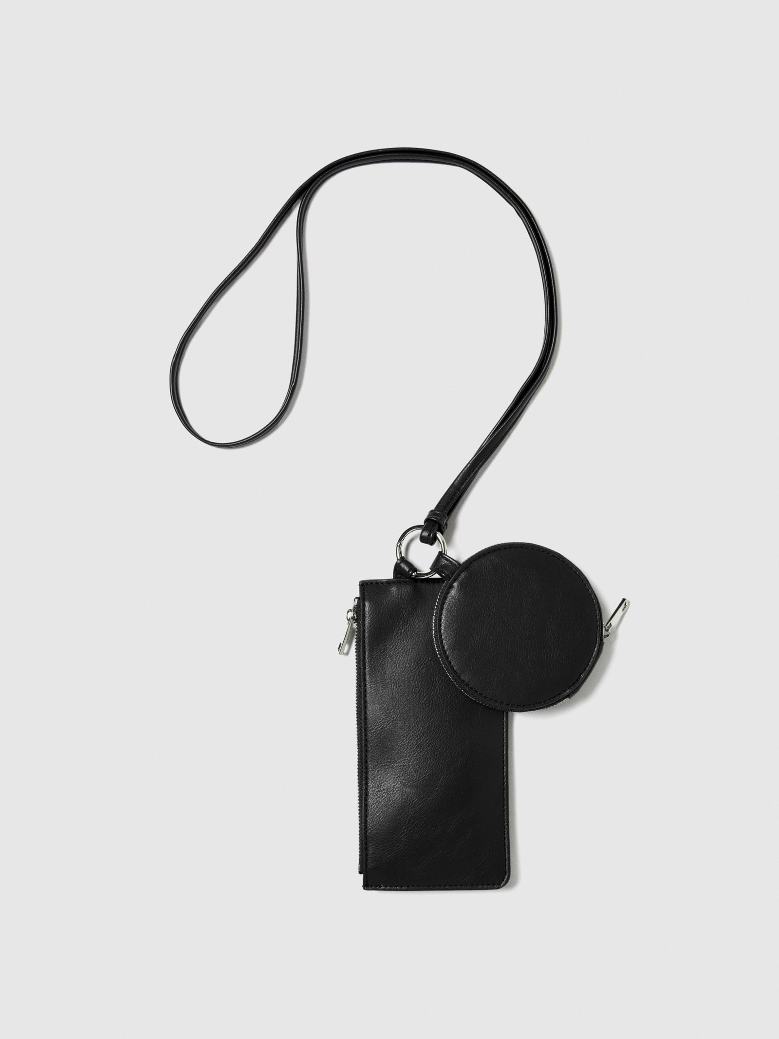 Porta cellulare con portamonete da donna nero | Sisley Outlet